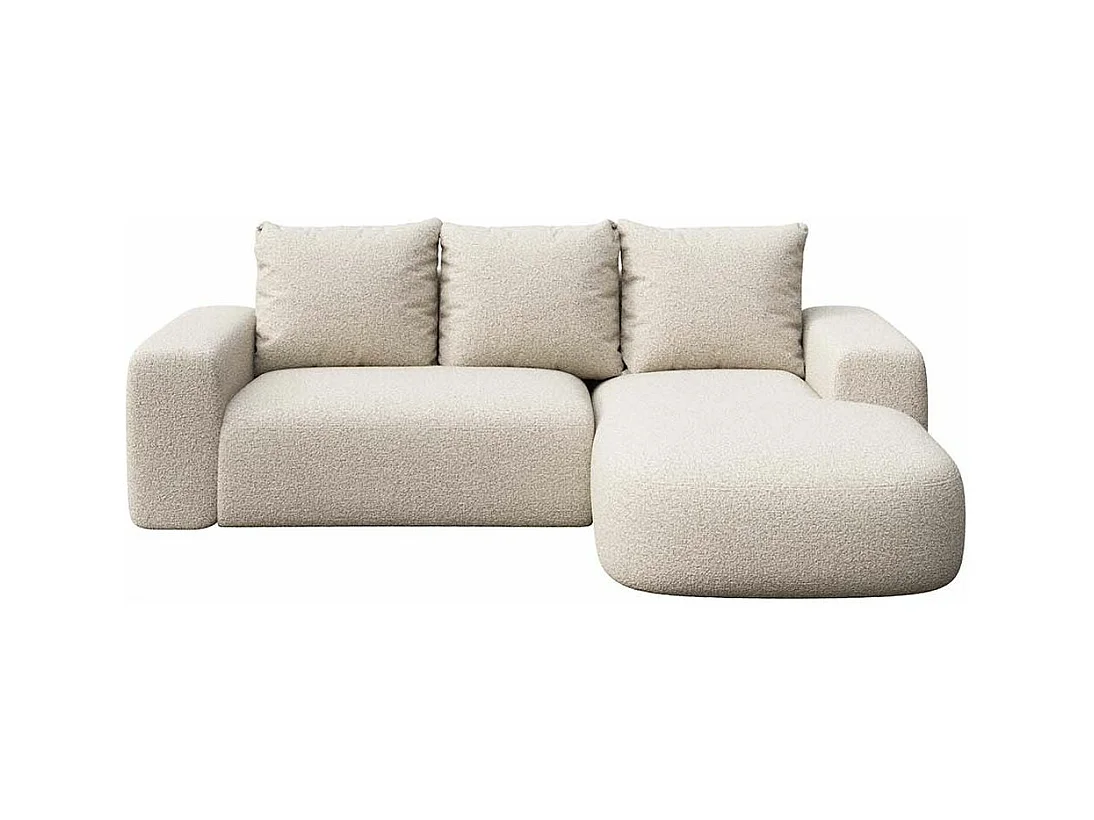 Monce chaise longue bank rechts beige