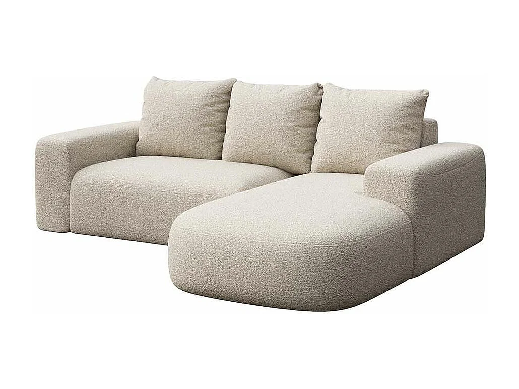 Rodier Canapé d'angle droit Monce beige