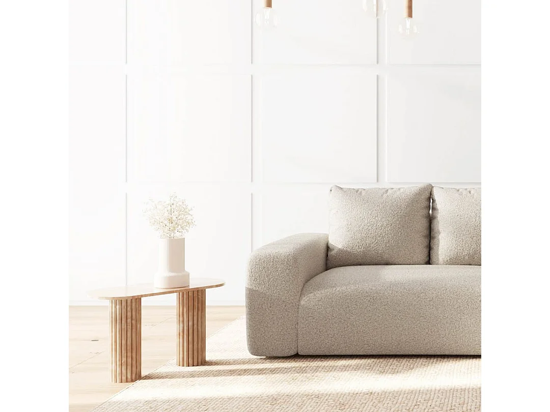 Rodier Canapé d'angle droit Monce beige