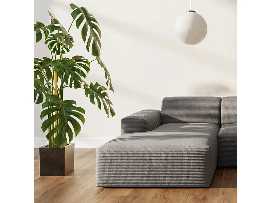 Rodier Canapé d'angle gauche Villet gris