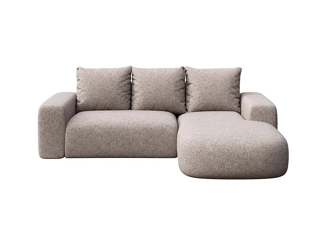 Rodier Canapé d'angle droit Monce gris clair