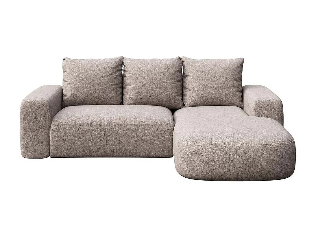 Rodier Canapé d'angle droit Monce gris clair