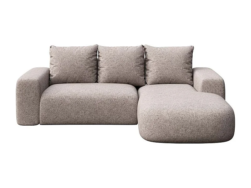 Rodier Canapé d'angle droit Monce gris clair