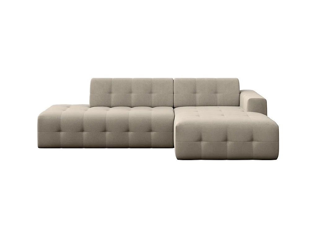 Rodier Canapé d'angle droit Tuil beige foncé