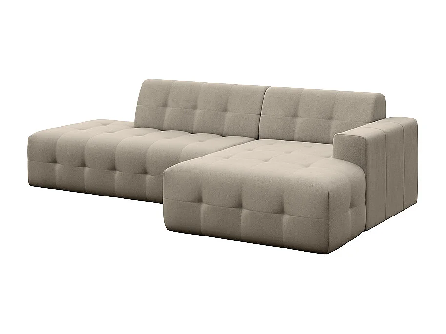 Rodier Canapé d'angle droit Tuil beige foncé