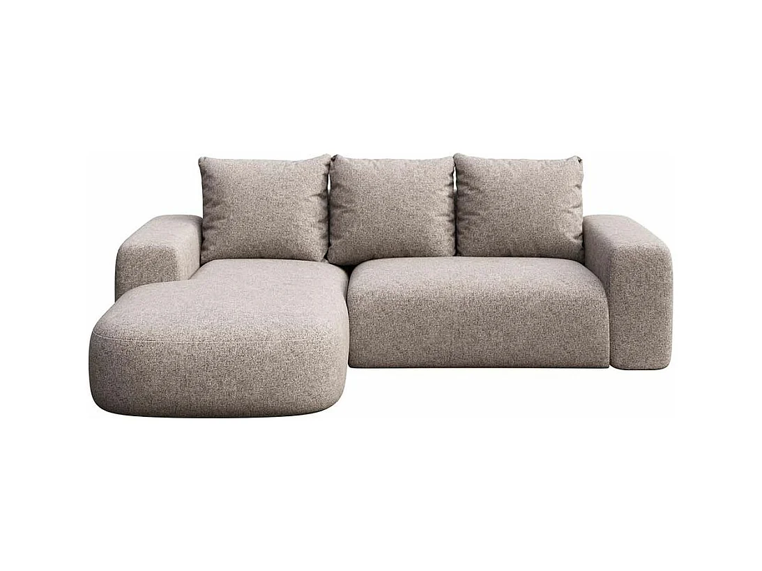 Rodier Canapé d'angle gauche Monce gris clair