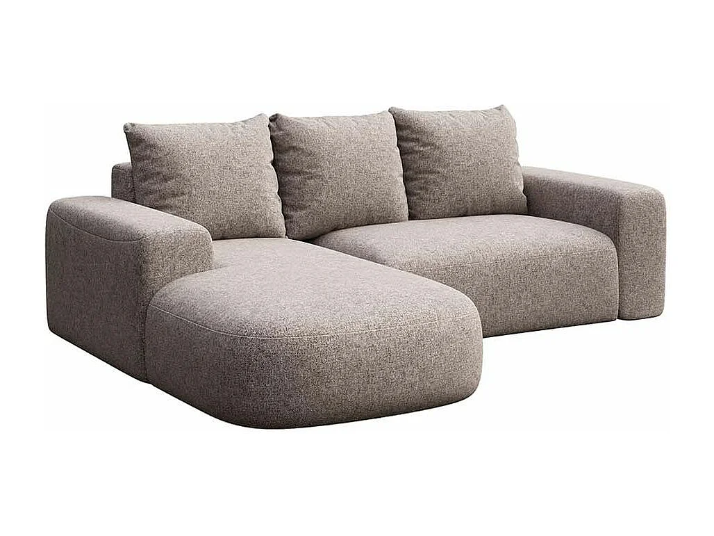 Rodier Canapé d'angle gauche Monce gris clair