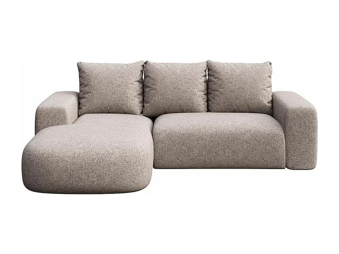 Rodier Canapé d'angle gauche Monce gris clair