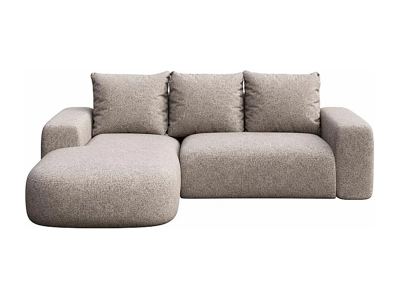 Rodier Canapé d'angle gauche Monce gris clair