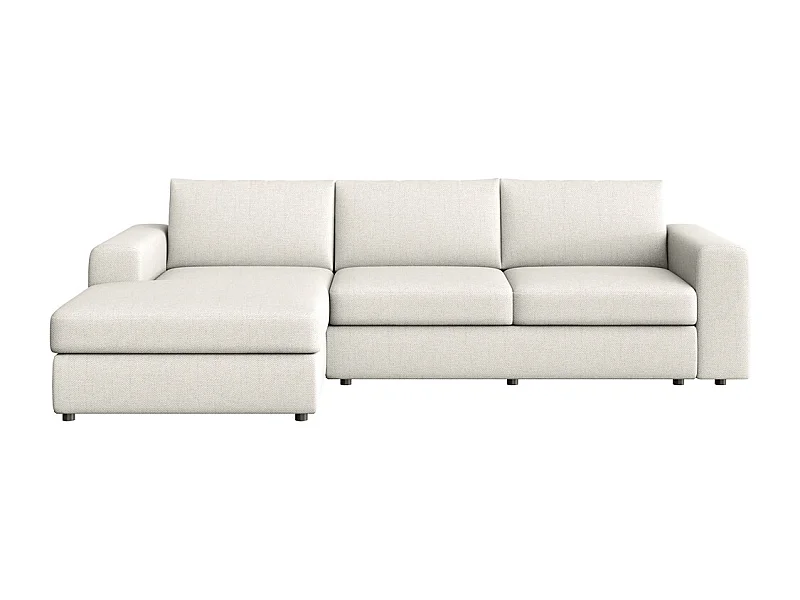 Rodier Grand Canapé d'angle gauche Baga crème