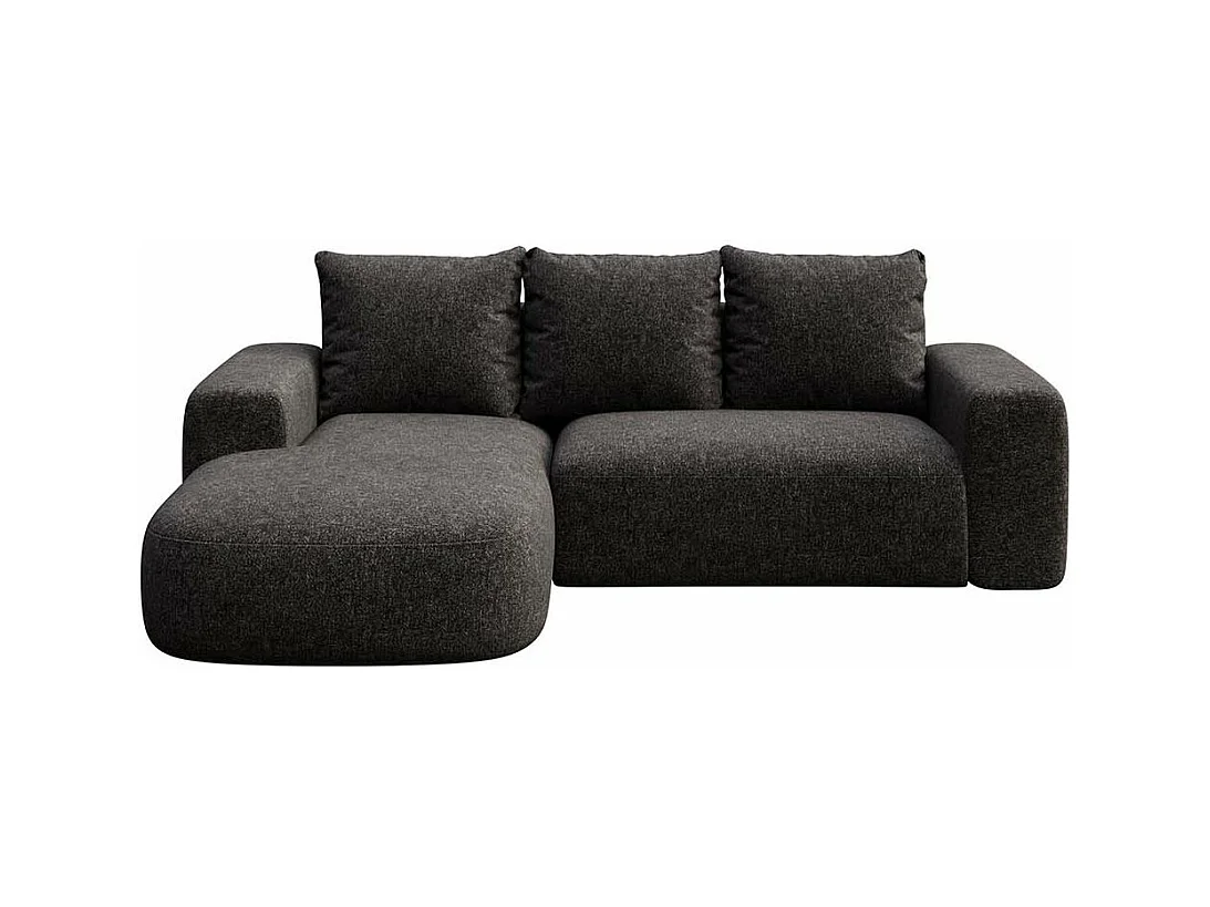 Rodier Canapé d'angle gauche Monce anthracite