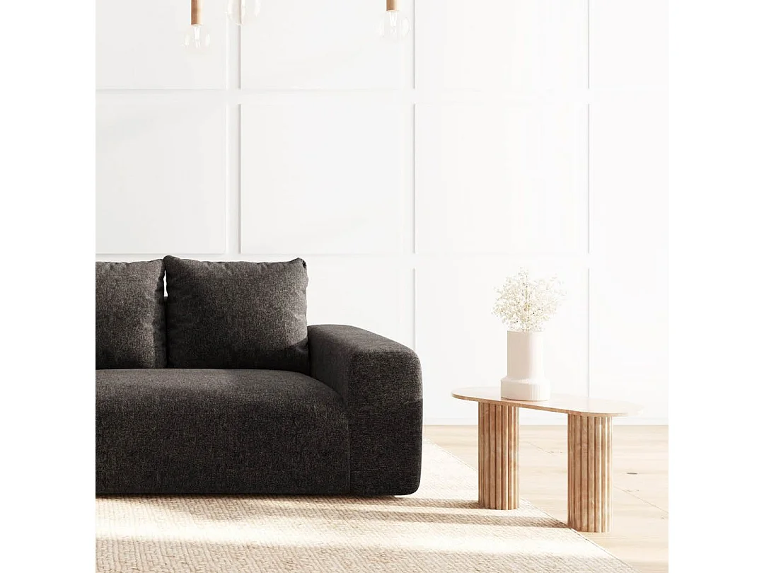 Rodier Canapé d'angle gauche Monce anthracite