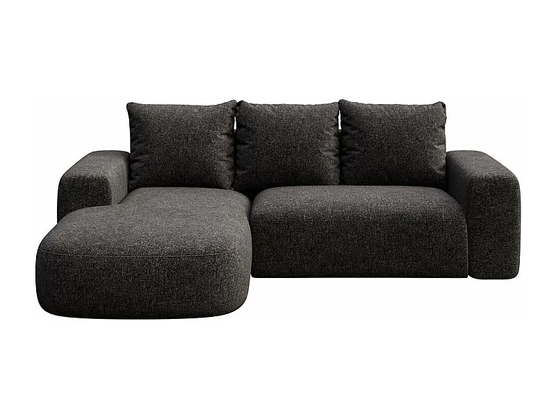 Rodier Canapé d'angle gauche Monce anthracite