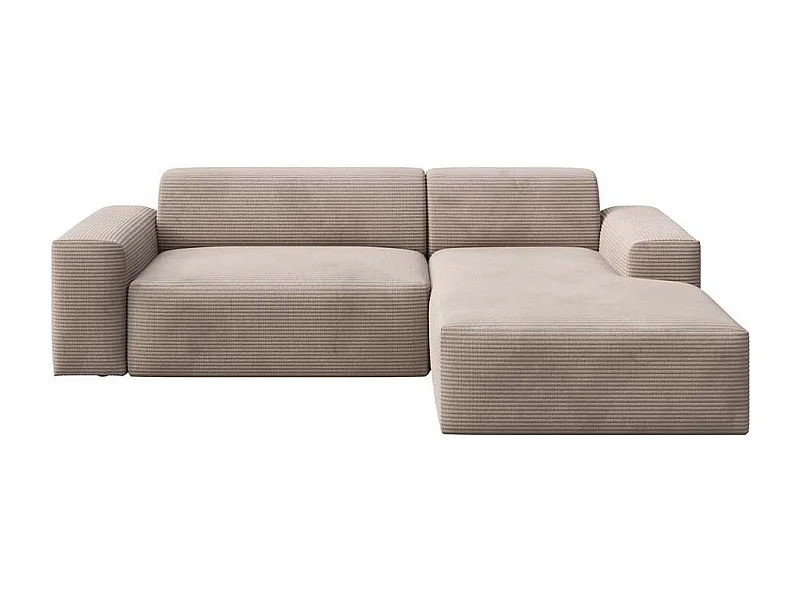 Villet chaise longue bank rechts beige