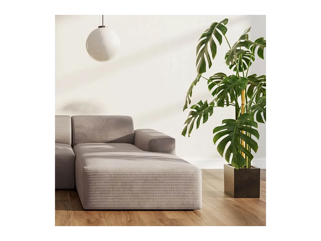 Rodier Canapé d'angle droit Villet écru