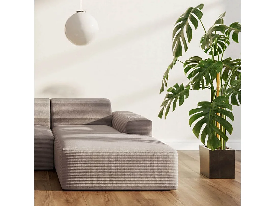 Rodier Canapé d'angle droit Villet écru