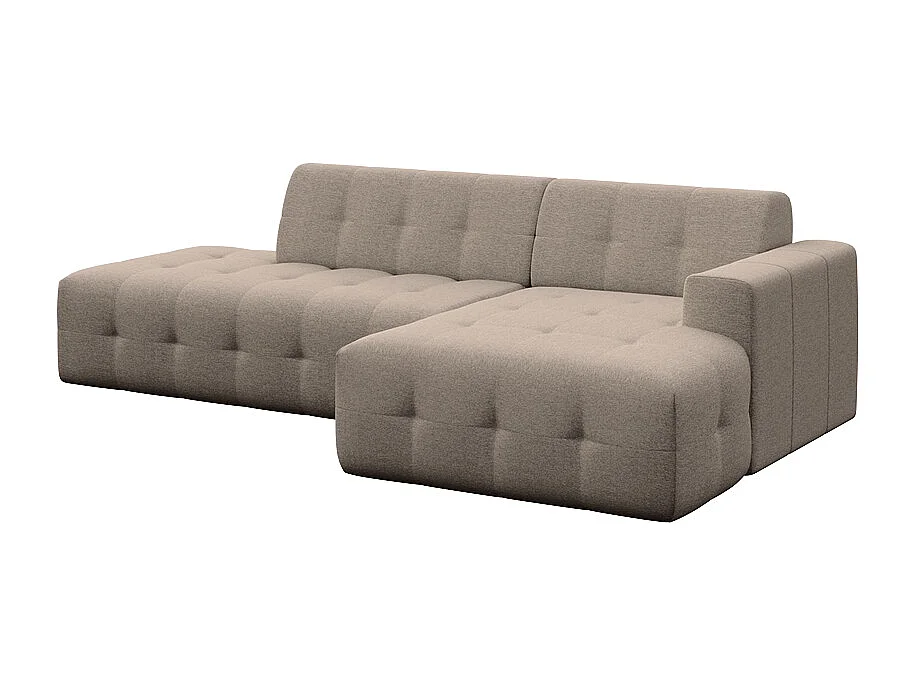 Rodier Canapé d'angle droit Tuil camel