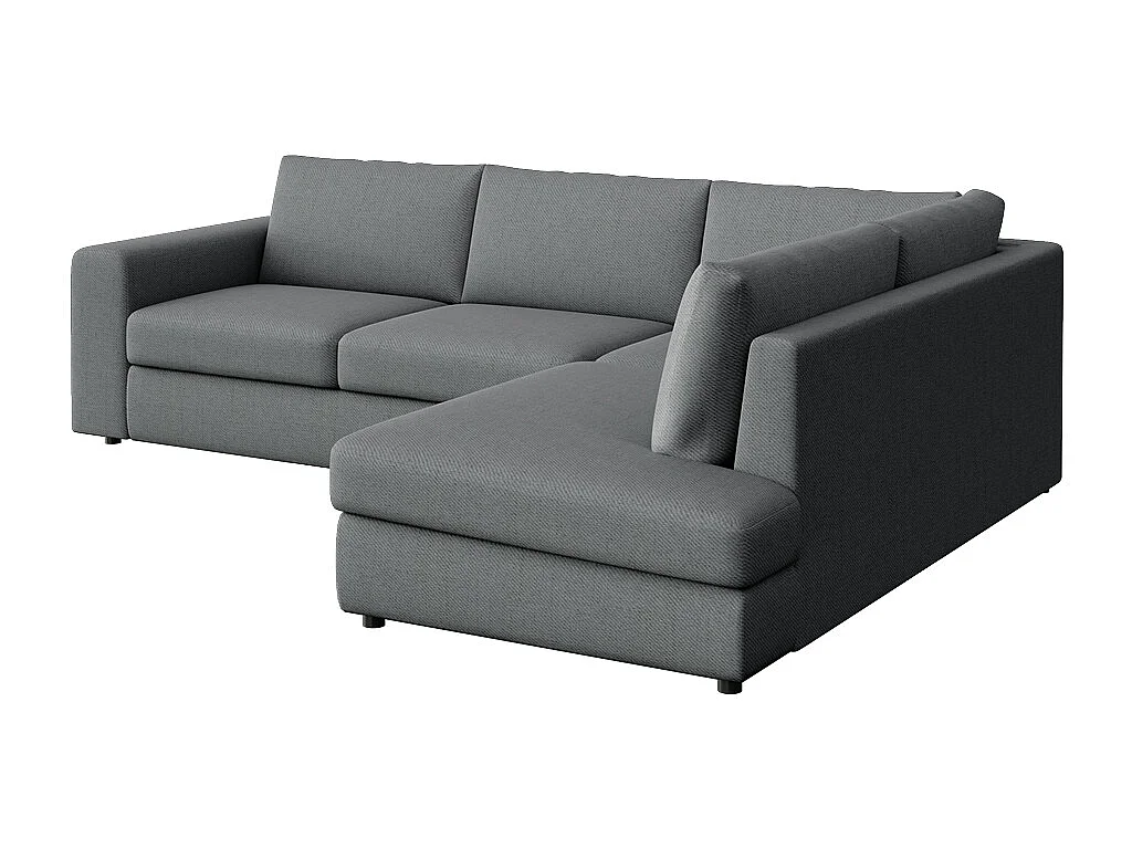 Rodier Canapé d'angle droit Baga gris