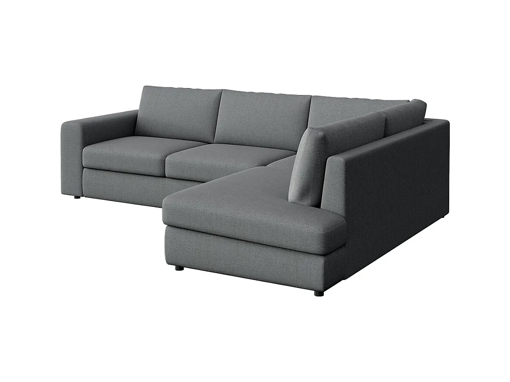 Rodier Canapé d'angle droit Baga gris