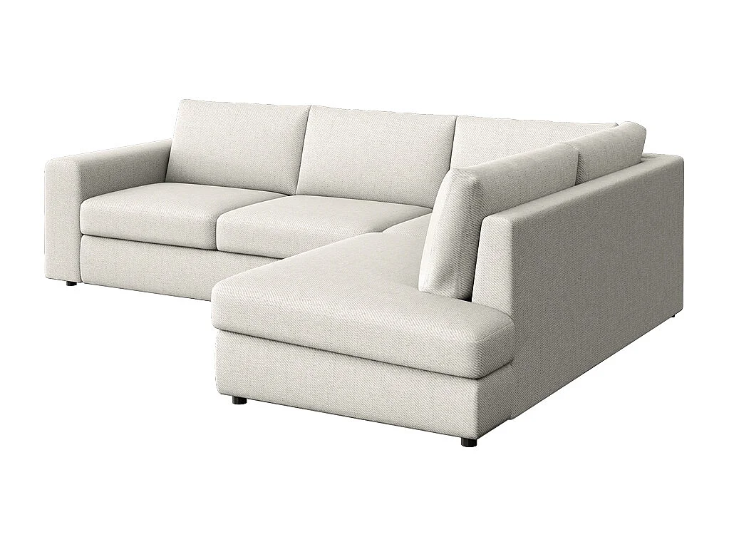 Rodier Canapé d'angle droit Baga crème