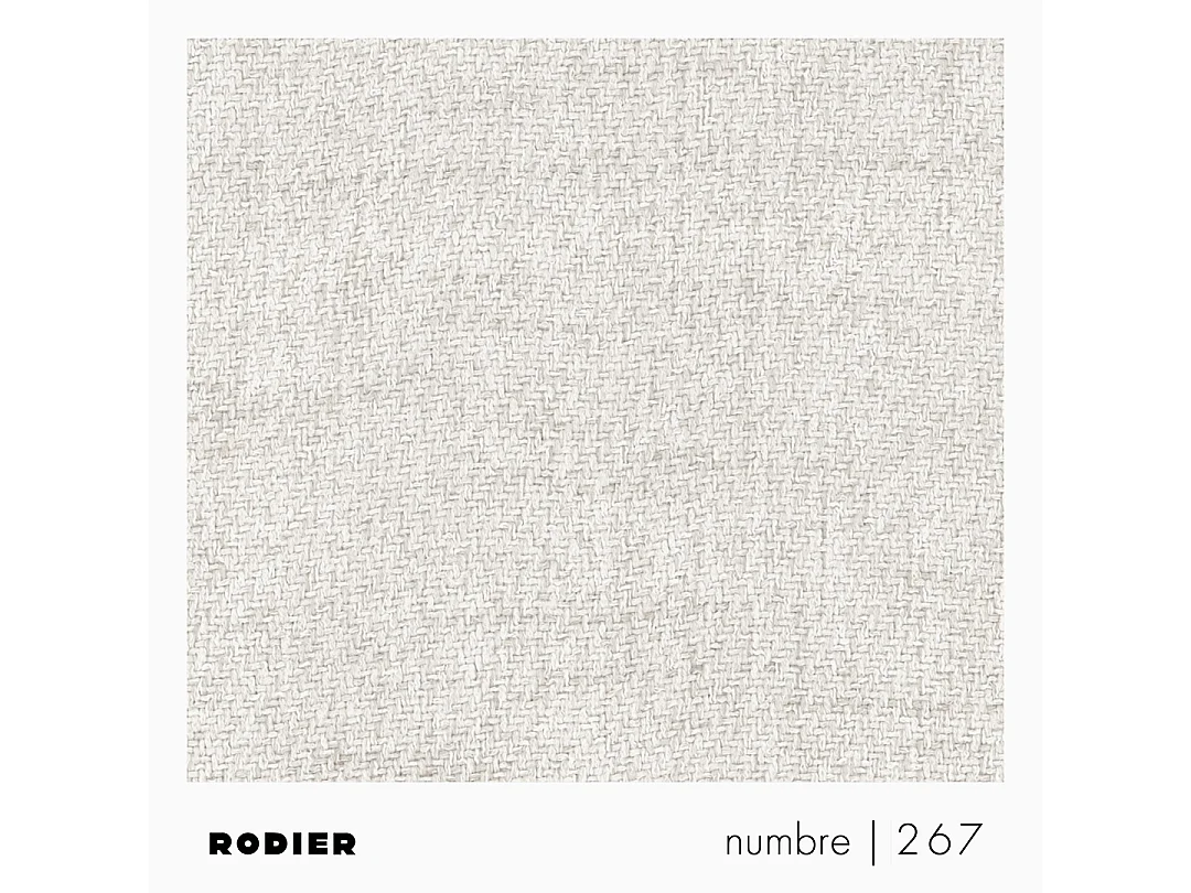 Rodier Canapé d'angle droit Baga crème