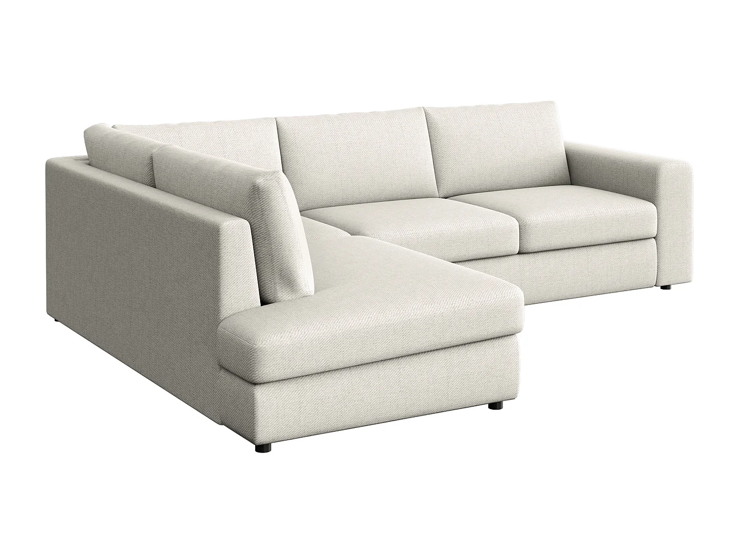 Rodier Canapé d'angle gauche Baga crème