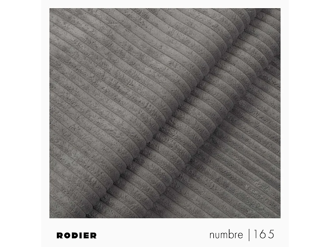 Rodier Canapé d'angle droit Villet gris