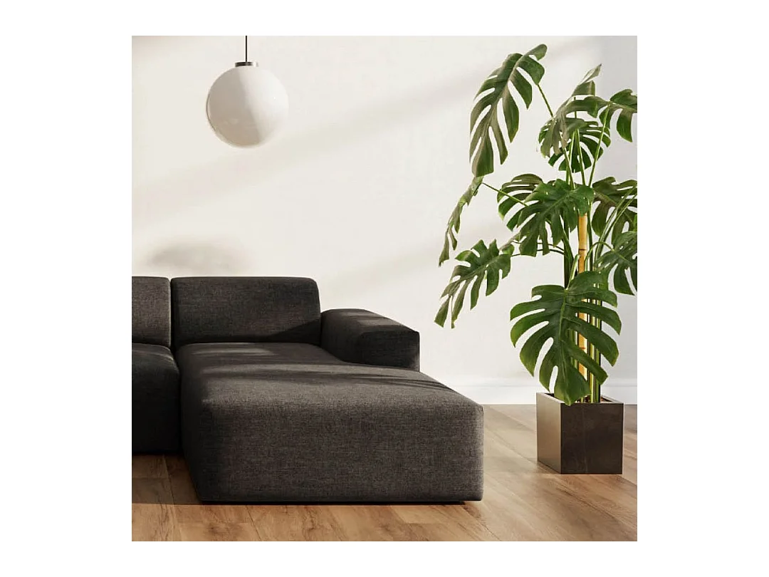 Rodier Canapé d'angle droit Villet anthracite