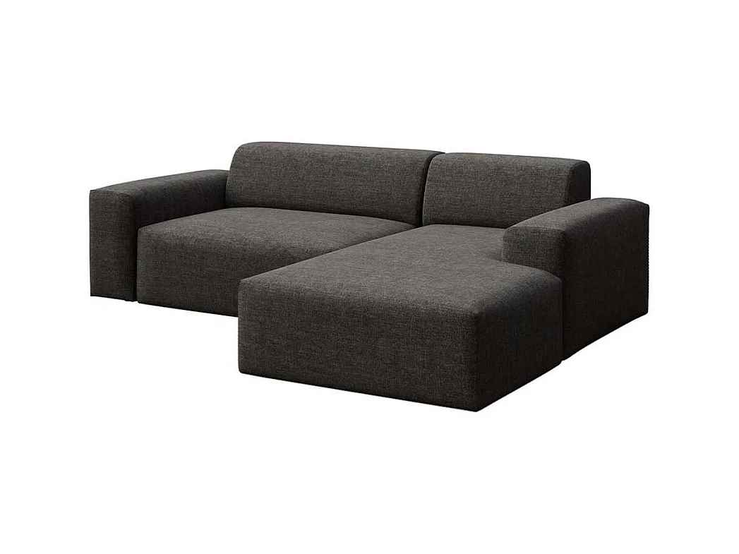 Rodier Canapé d'angle droit Villet anthracite