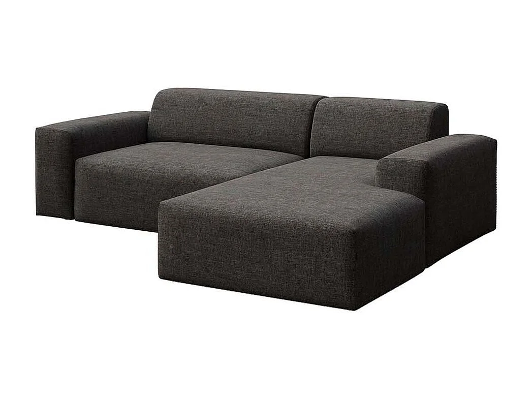 Rodier Canapé d'angle droit Villet anthracite