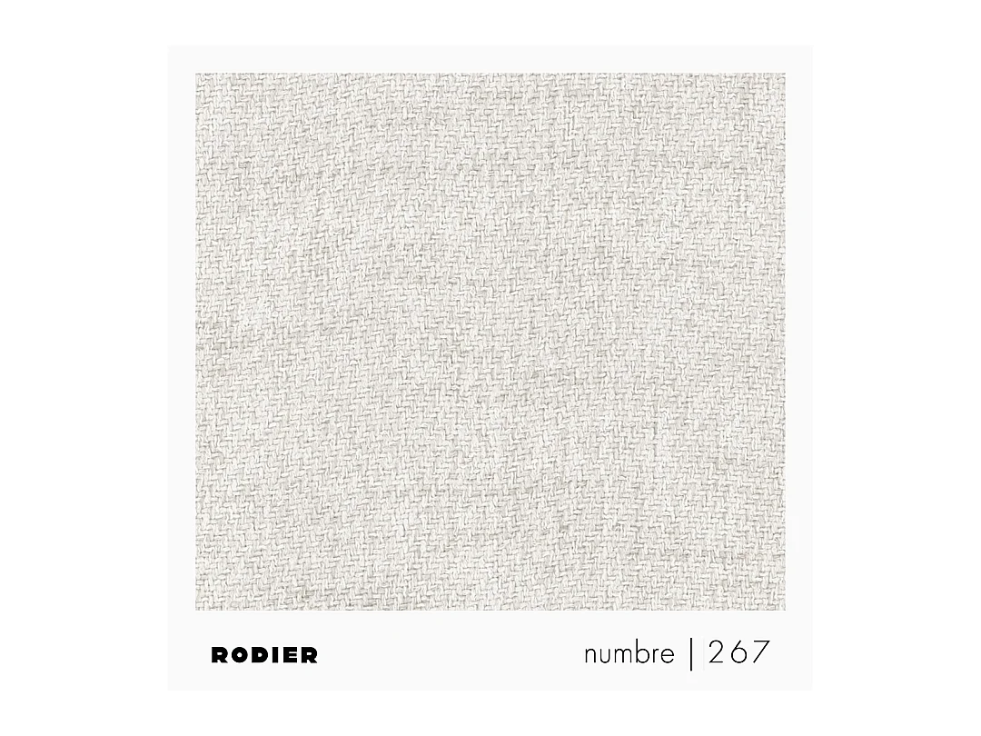 Rodier Grand canapé d'angle droit Baga crème