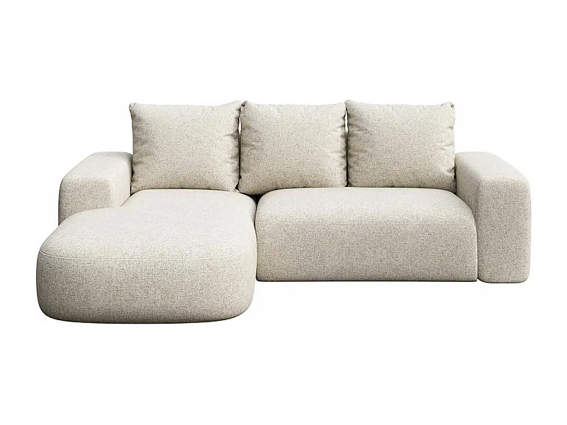 Rodier Canapé d'angle gauche Monce beige clair