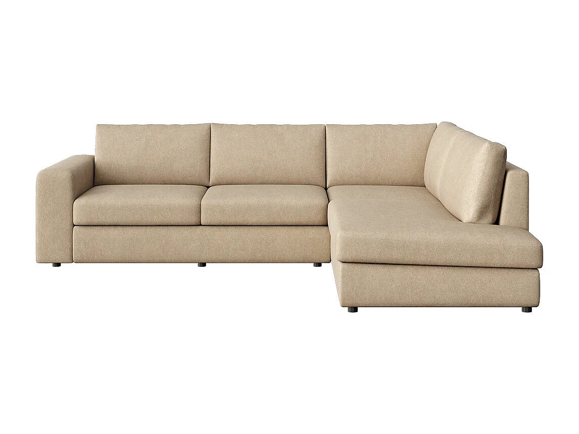 Rodier Canapé d'angle droit Baga camel