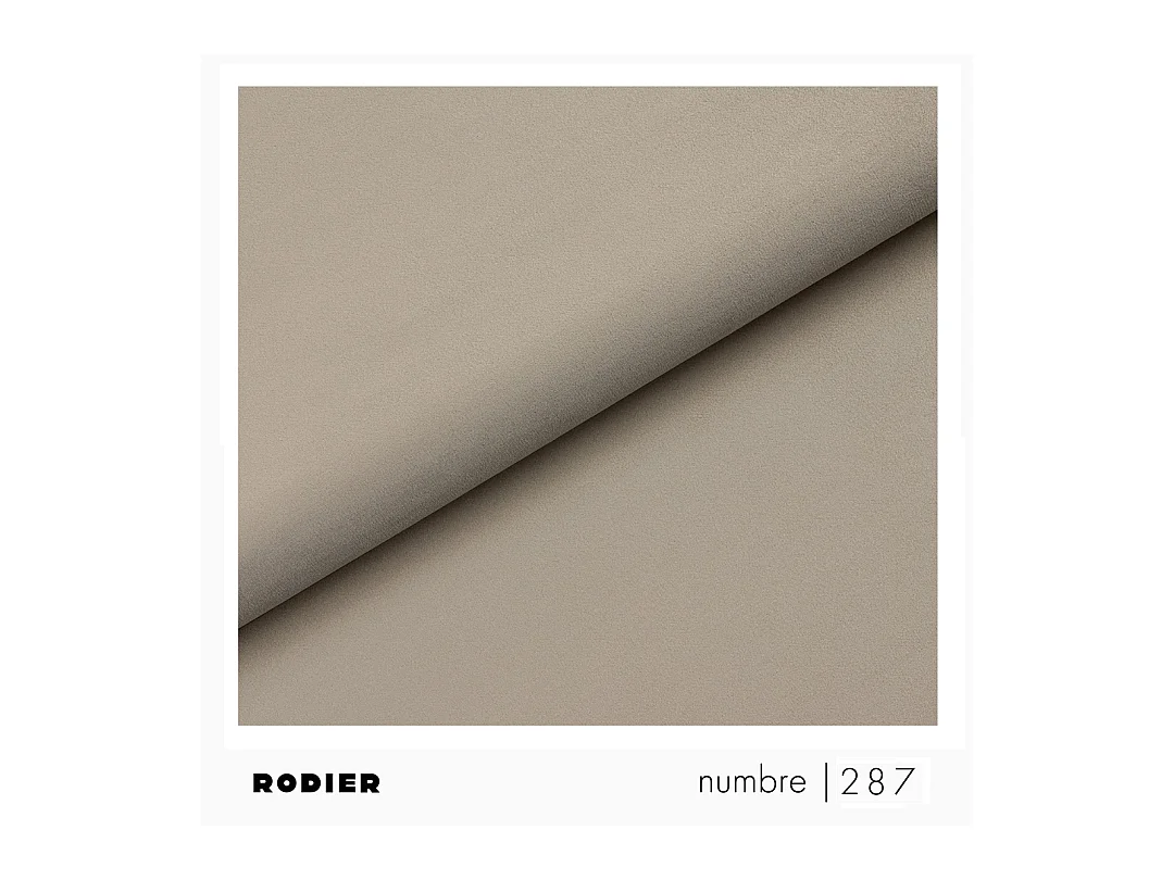 Rodier Grand canapé d'angle droit Tuil beige foncé