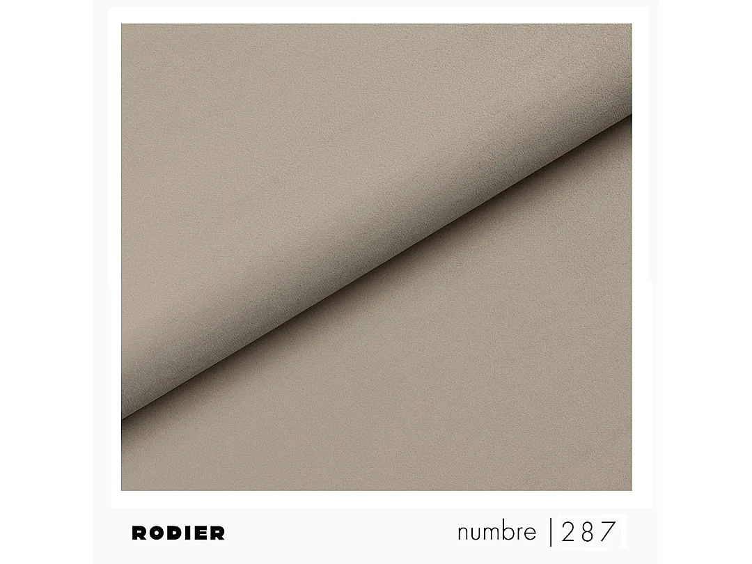 Rodier Grand canapé d'angle droit Tuil beige foncé