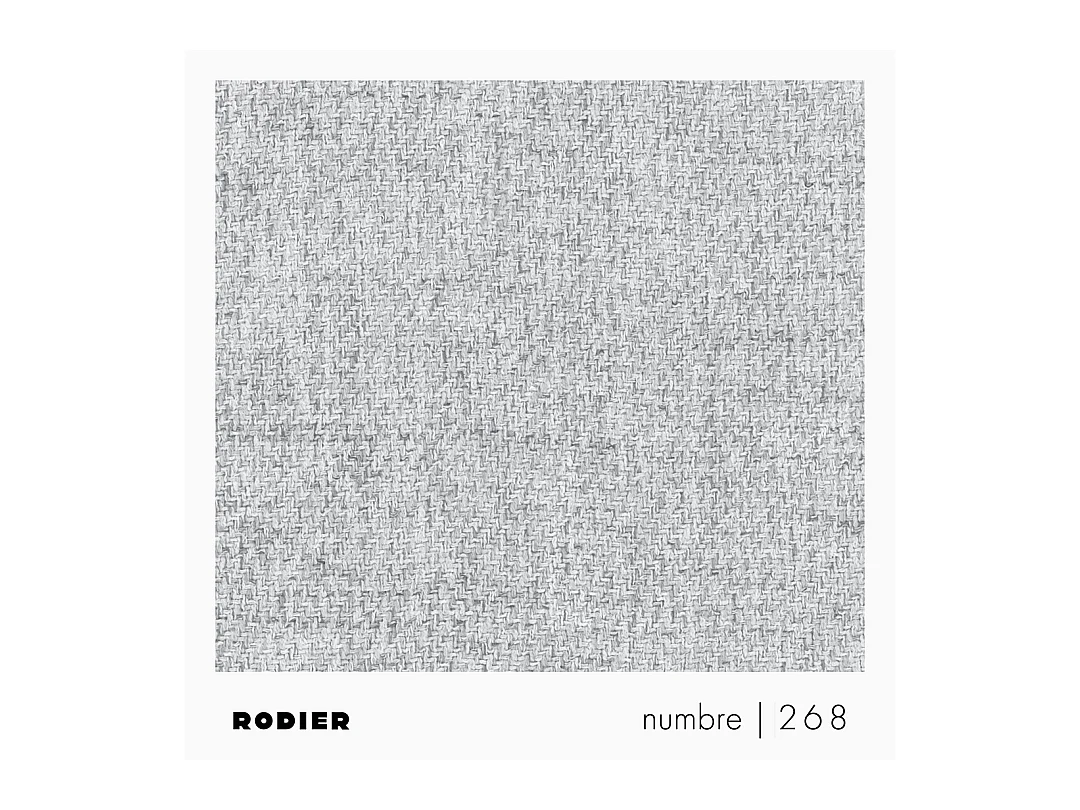 Rodier Grand Canapé d'angle gauche Baga gris clair