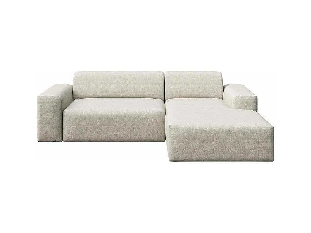 Rodier Canapé d'angle droit Villet beige clair