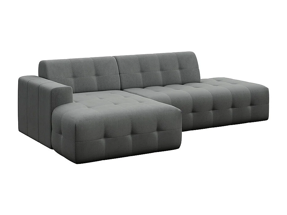 Rodier Canapé d'angle gauche Tuil gris argenté