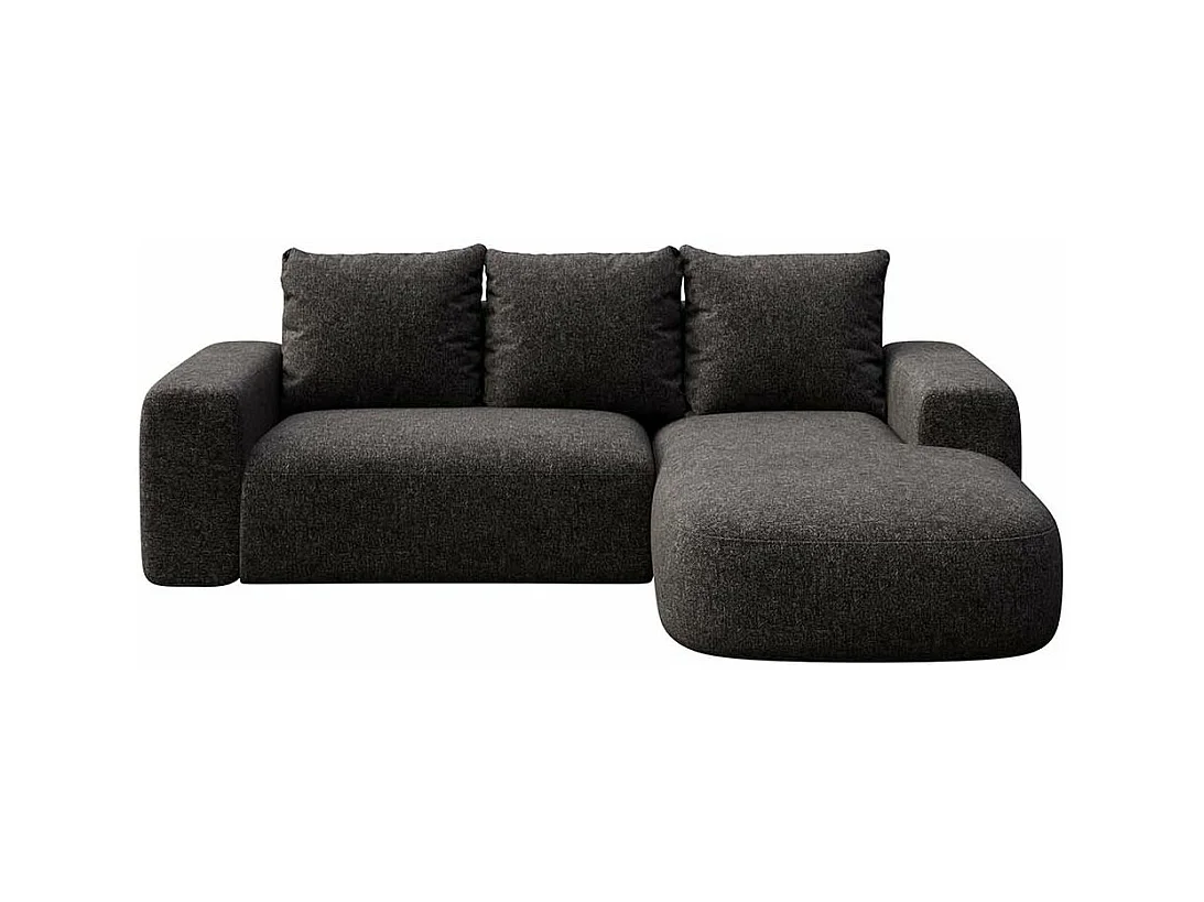 Rodier Canapé d'angle droit Monce anthracite