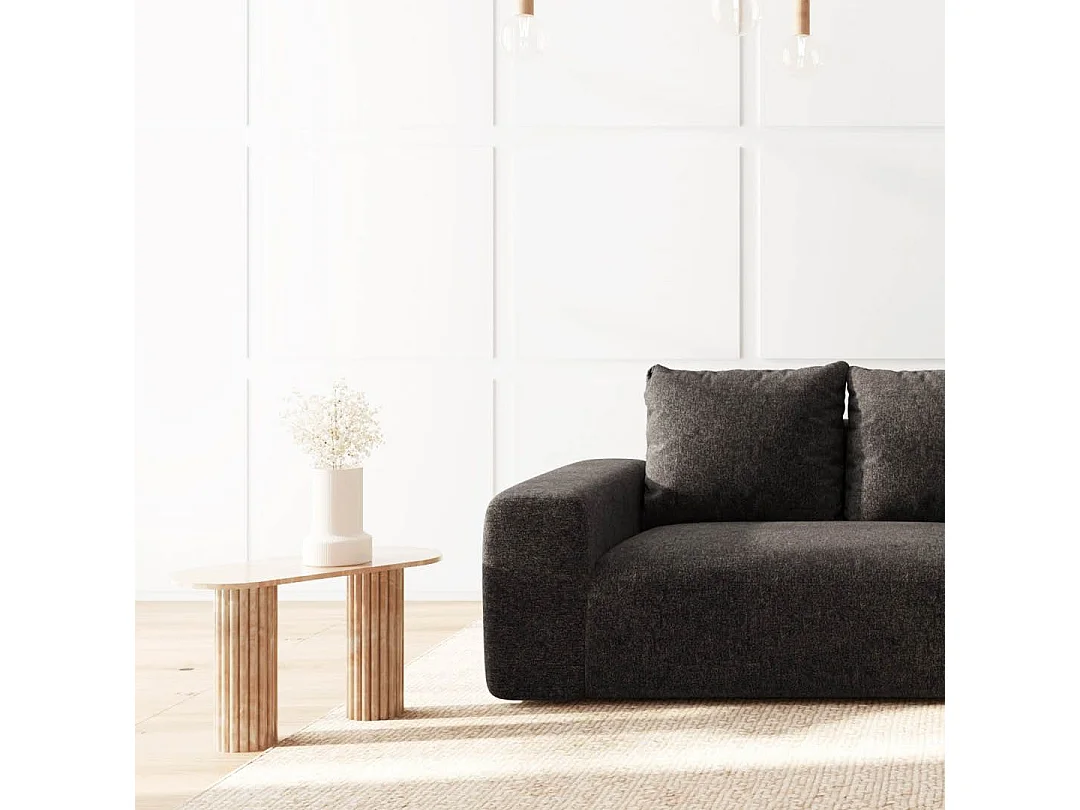 Rodier Canapé d'angle droit Monce anthracite