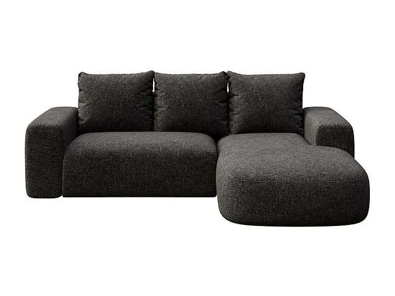 Rodier Canapé d'angle droit Monce anthracite
