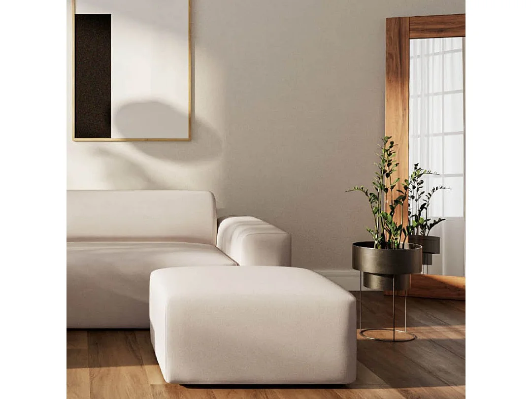 Rodier Canapé d'angle gauche Villet beige