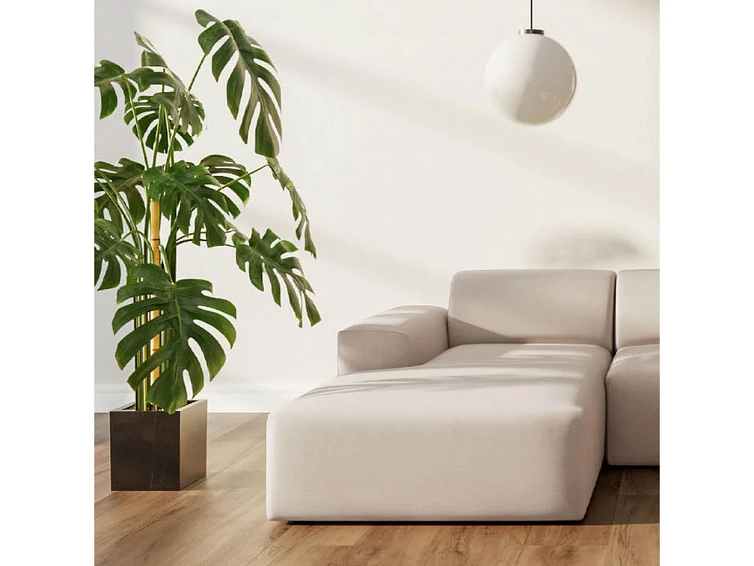 Rodier Canapé d'angle gauche Villet beige