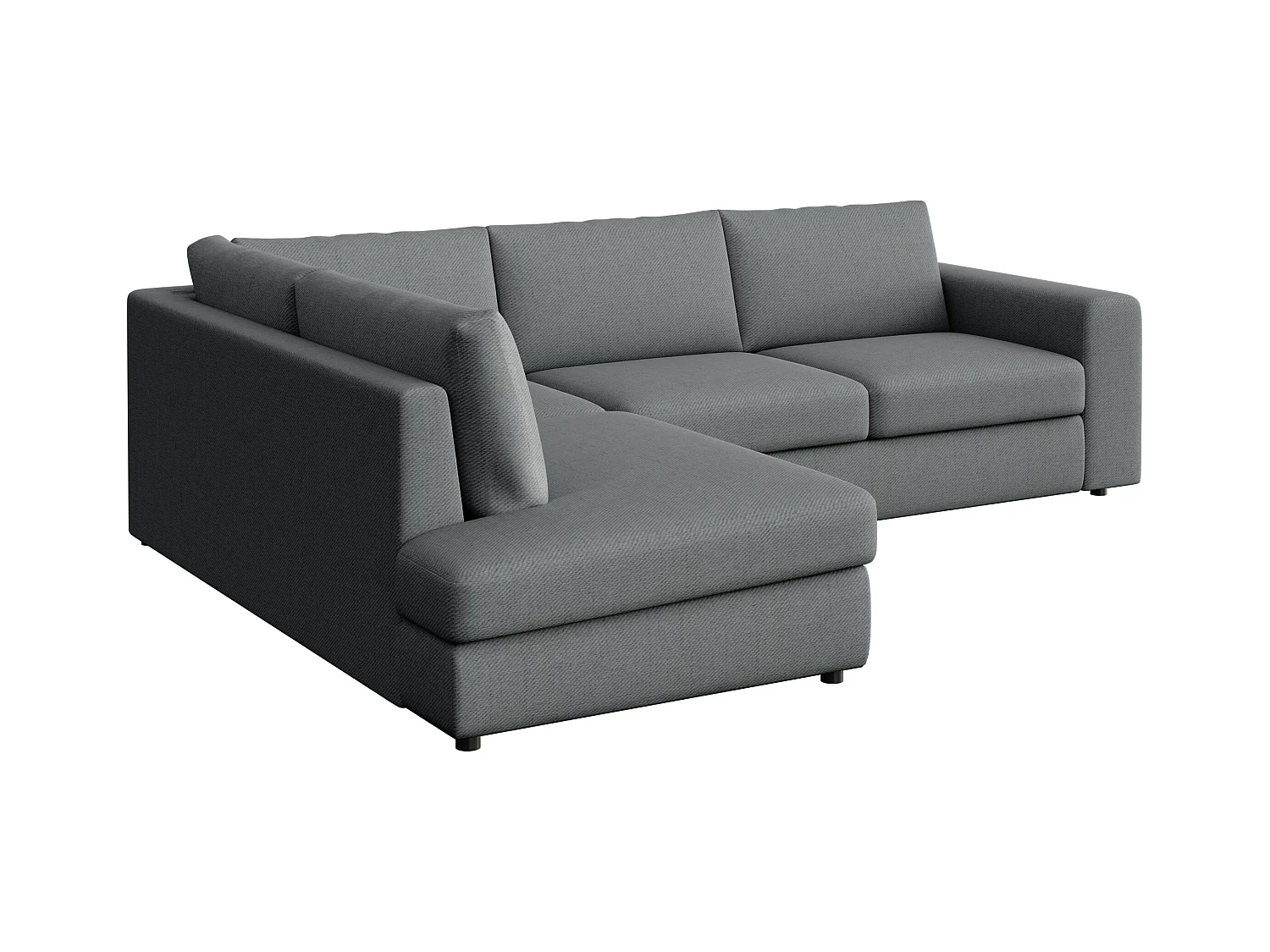 Rodier Canapé d'angle gauche Baga gris