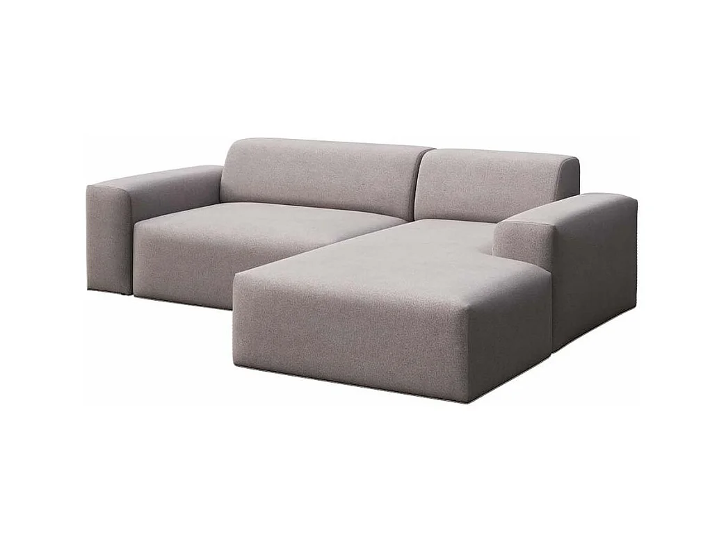 Rodier Canapé d'angle droit Villet gris cendré