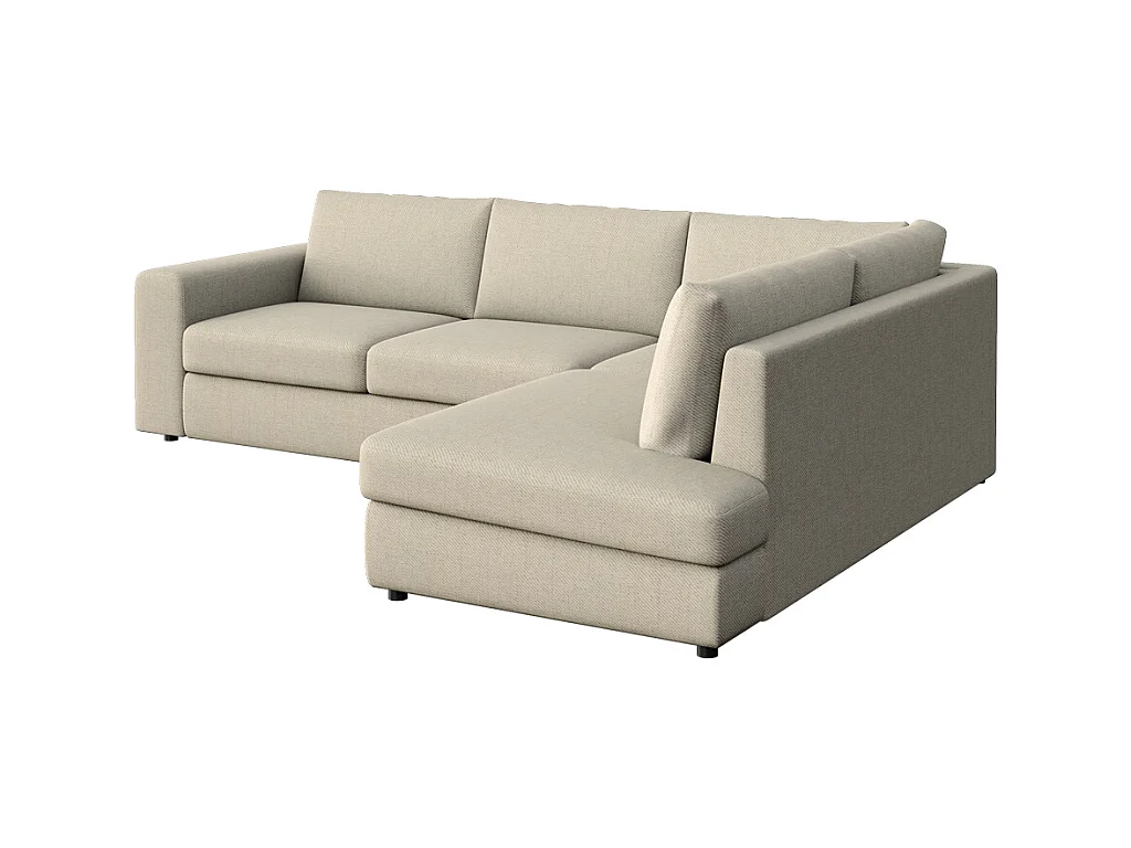 Rodier Canapé d'angle droit Baga beige