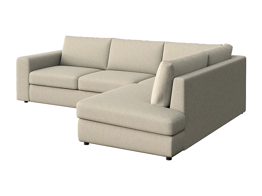 Rodier Canapé d'angle droit Baga beige