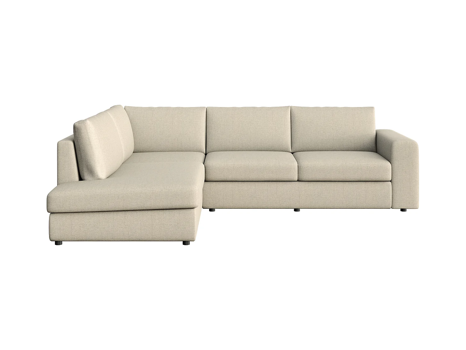 Rodier Canapé d'angle gauche Baga beige