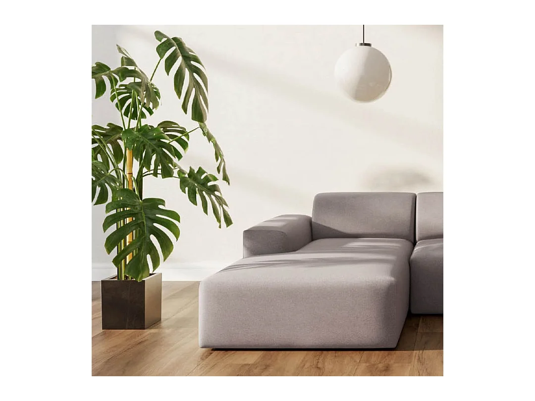 Rodier Canapé d'angle gauche Villet gris cendré