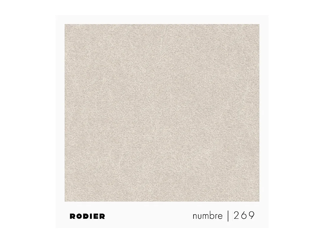 Rodier Canapé d'angle droit Baga beige clair